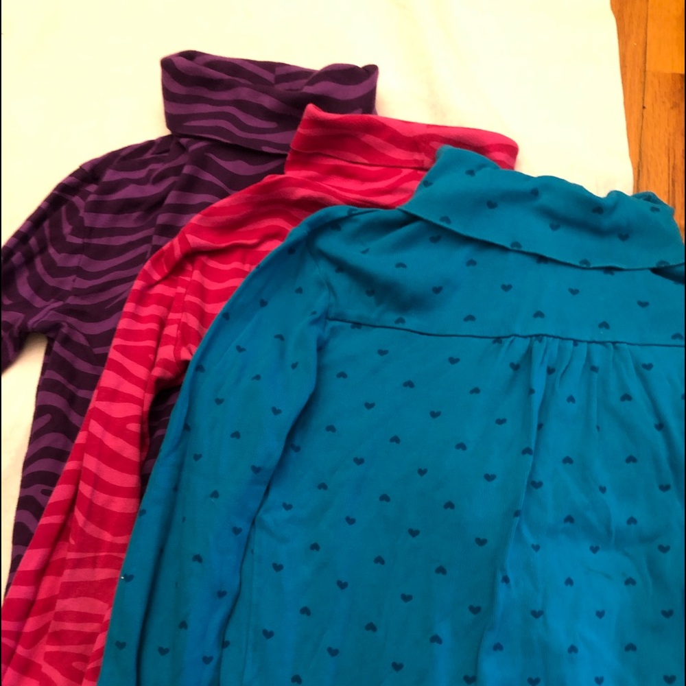 3 Child turtle necks ((L/XL).
